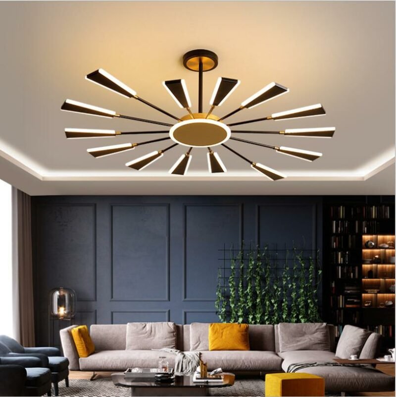 2020 New  Luxury Living Room Ceiling Lamps  Chandelier indoor Lamp Modern Ceiling Lamp Light Fixture Lighting ultra thin ceiling 4