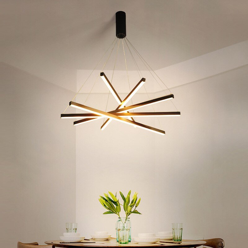 New LED Chandelier For Living Room Lamp Headlight Modern Simple Atmosphere Household Lamps Bedroom Lamp Chandelier 3