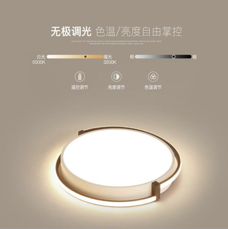 New bedroom ceiling lamp modern minimalist ceiling lamp led creative round balcony aisle study room  decorative lamps Fixtures 2