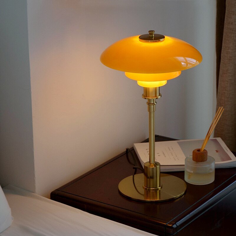 Danish PH 3/2 Desk Lamp Nordic Style Post-modern Minimalist Creative Living Room Study Hotel Soft Bedside Decor Glass Table Lamp 2