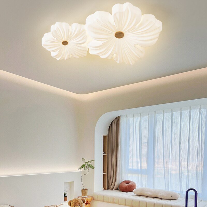 Modern Flower Shape Ceiling Lights For Kitchen Island Living Room Bedroom LED Ceiling Lamps Indoor Decoration Lighting Lamp 5