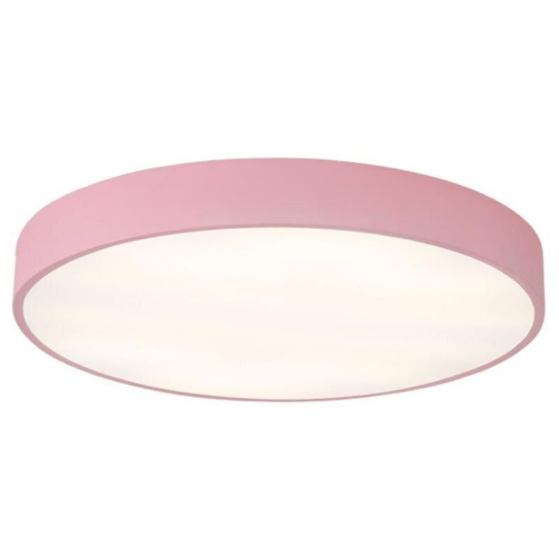 LED color macaron ceiling lamp Nordic round simple led children warm creative balcony bedroom ceiling lamp 5