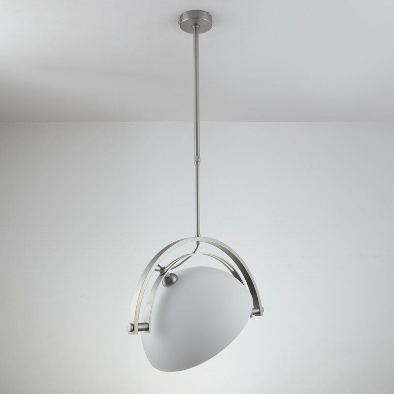 Bauhaus Nordic Designer Glass Pendant Light  Art Deco Creative Adjustable Angle Lighting for Living Room Exhibition Model Room 4