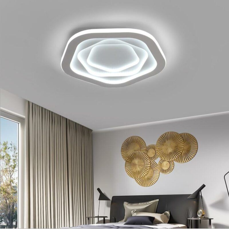New creative bedroom ceiling lamp modern minimalist LED ceiling lamp lighting  Nordic warm  living room lamp  Fixtures 3