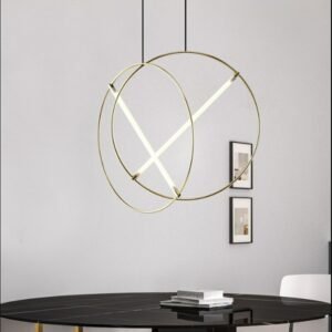 Post-modern circle pendant lights luxury creative ED046 Suspension lamp living room hotel designer dining room pendant lights 1