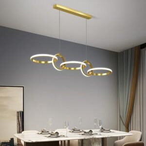 2023 New Modern Minimalist Pendant Lamp For Kitchen Island Dining Room Interior Home Decoration Gold Ceiling Hanging Chandelier 1