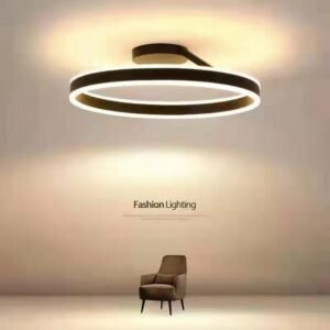 Modern Led Minimalist Ring Ceiling Chandelier Dimmable For Dining Living Room Center Table Bedroom Lusters Luminaires Decor Lamp 1