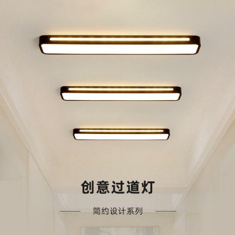 New style long strip ceiling lamp Nordic minimalist LED aisle lamp home restaurant entrance hallway  decor lighting fixtures 1