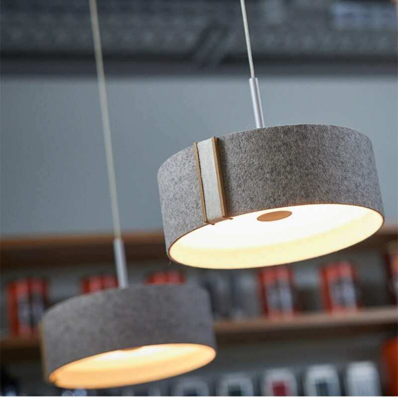 Nordic Designer Fabric LED Pendant Lamp for Kitchen Island Bedside Suspension Aesthetic Room Decor Replica Lighting Appliance 6