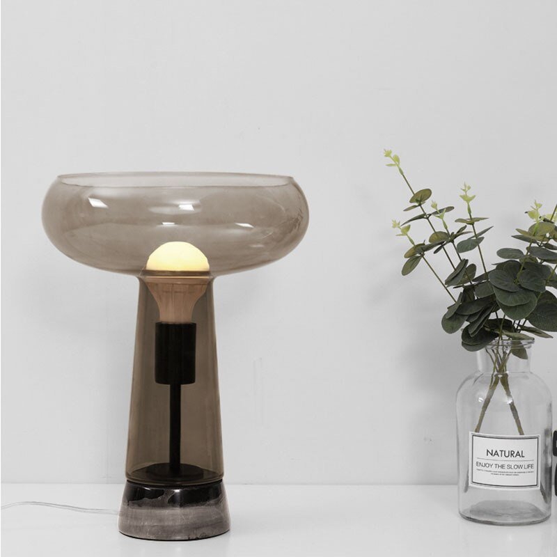 Nordic Led Table Lamp Designer Glass for Living Room Bedroom Desk Decor Light Modern Loft Home Bedside Ins Creative Luminaries 3