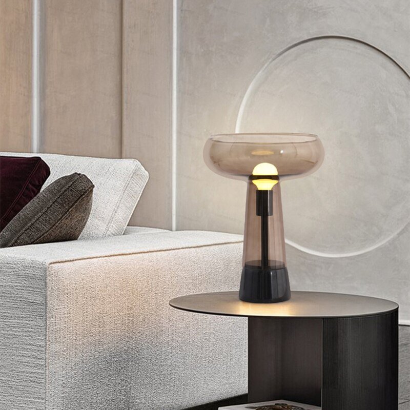 Nordic Led Table Lamp Designer Glass for Living Room Bedroom Desk Decor Light Modern Loft Home Bedside Ins Creative Luminaries 4