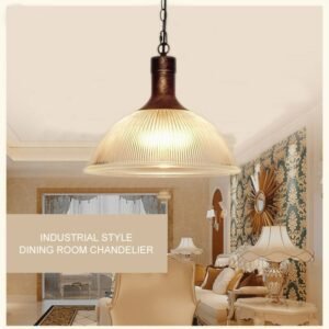 Retro glass pendant light, e27 minimalist creative lamp with copper brass chandelier for living room decor pendant lights 1