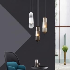 Modern Glass Pendant Light light luxury pendant Lamp Deco Nordic Led Hanging Light Fixtures Bedroom Luminaire Suspension lamp 1