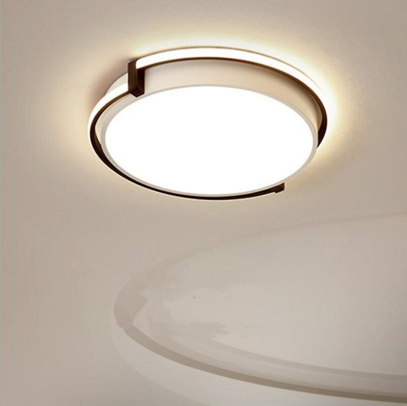 New bedroom ceiling lamp modern minimalist ceiling lamp led creative round balcony aisle study room  decorative lamps Fixtures 1