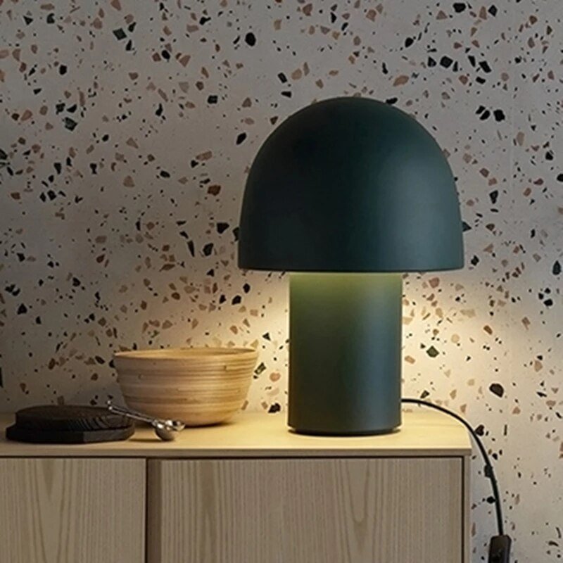 Nordic Ins Minimalist Living Room Bedroom Bedside Lights Porch Home Study Creative Reading Personalized LED Mushroom Table Lamp 5