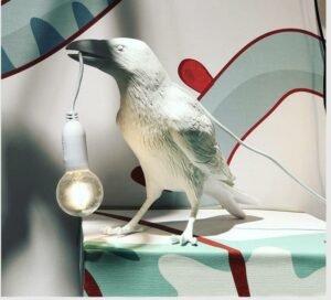Modern Resin Bird Table Lamp 110V to 240V Bird Desk Lamp  lighting Source Night Light For Kid's room reading decorative  lamp 1