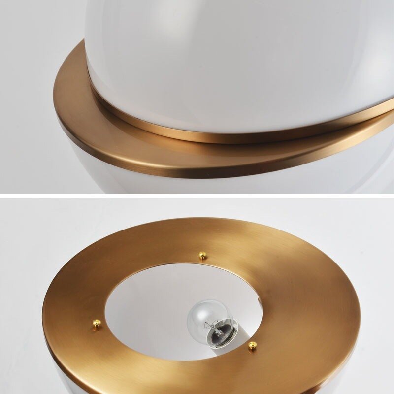Modern Acrylic Round Balls Pendant Lights Globe Moon Suspension Hanging Lamp For Bedroom Living Room Home Lighting Fixtures 4