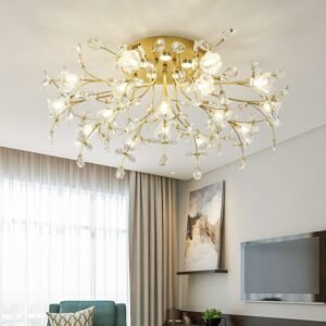 crystal ceiling lamp ceiling chandelier for low roof ceiling bedroom living room light fixture home decor lights 1