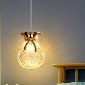 New Designer Pendant Light Suspension Hanging Led Living Bedroom Kitchen Modern Fixture Bar Lucky Bag Indoor Deco Glass Lamp 1