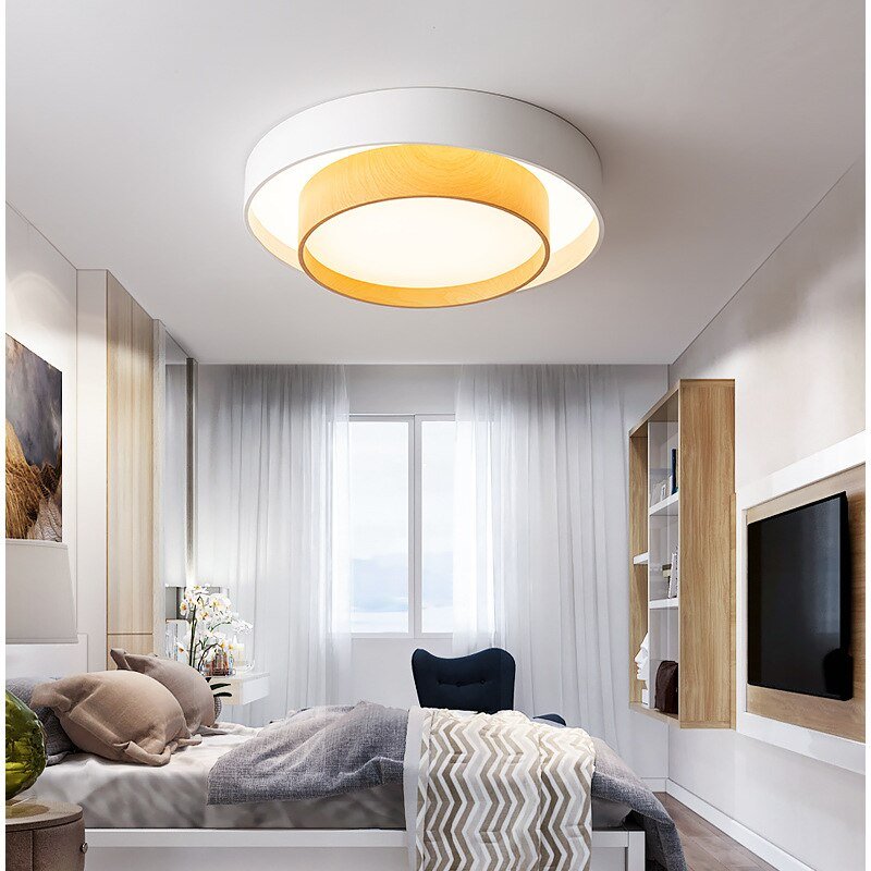 Modern Led Ceiling Lights Wood Irregular Shape Ceiling Lamp For Living Room Bedroom kitchen Home Lighting Ceiling Lighting 5