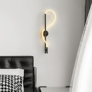 Modern minimalist bedside wall lamp, minimalist living room decoration, luxurious and creative atmosphere wall light 1