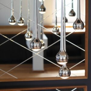 Designer creative bar pendant light personality restaurant water drop bedside hanging pendant lamp 1