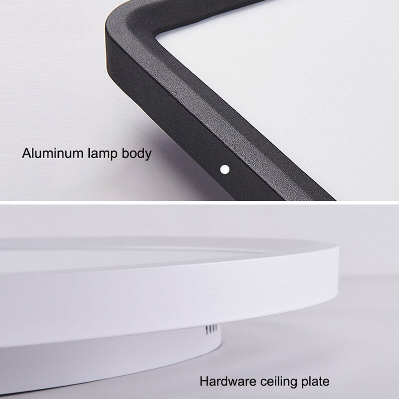 Ultra-Thin  Led Ceiling Lights Simple Modern Bedroom Ceiling Lighting Rectangular Square Round Living Room Entrance Luminary 4