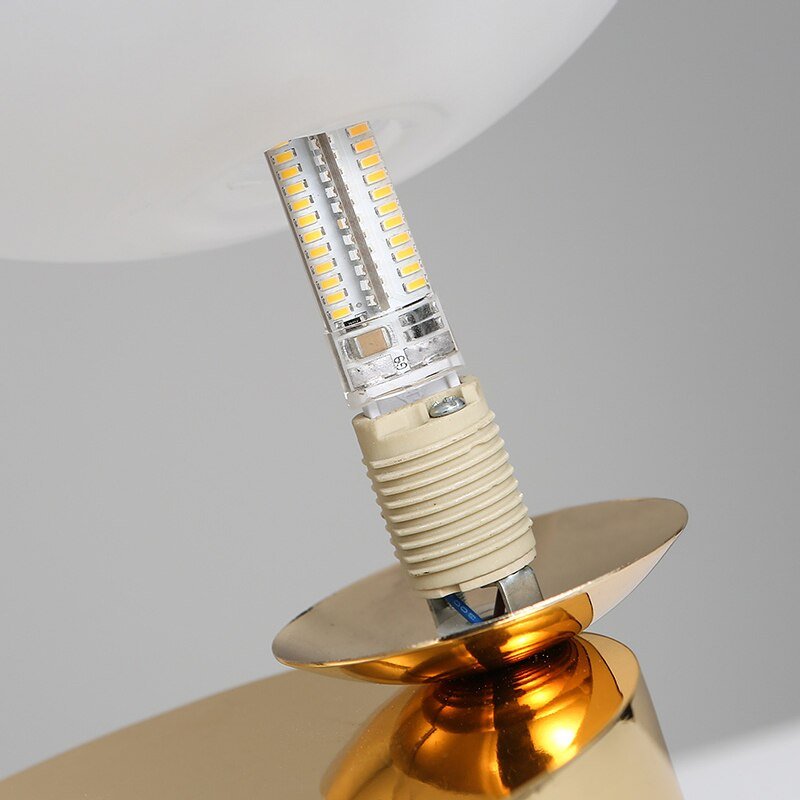Retro copper study and work  LED desk lamp modern minimalist fashion European Eye table lamp 4