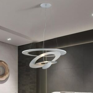 Pirce Mini Suspension Lamp Nordic ring light spiral Designer pendant Lamps for dining room living room cafe white pendant light 1