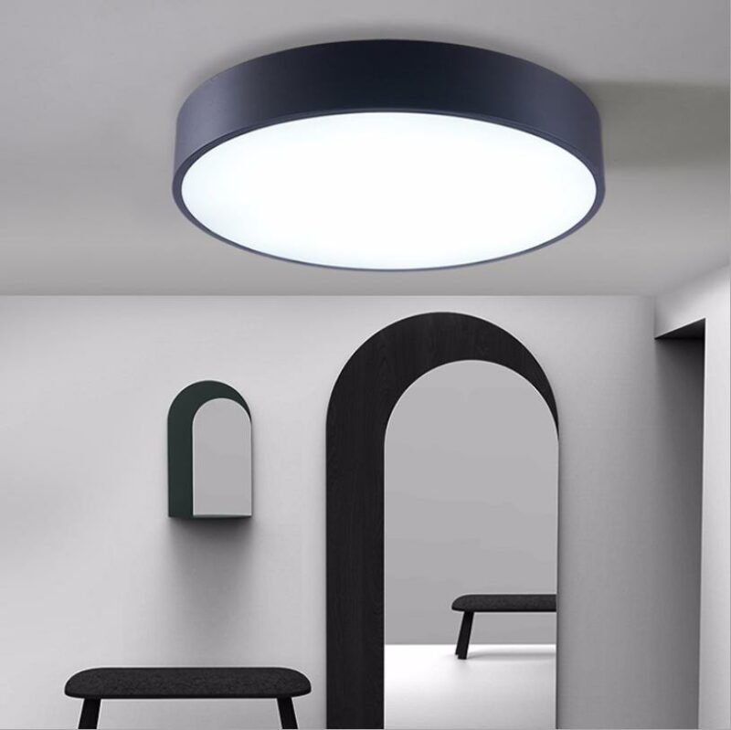 LED Ceiling Light Round Creative Personality Lighting Modern Simple Fashion Ceiling Light For Bedroom Office Balcony Light 1
