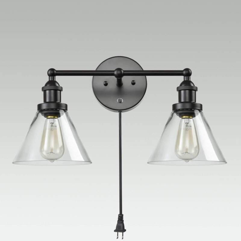 Industrial Wall Sconce Loft Retro Wall Lamp Glass Ball Fixtures With Lamps Home Lighting Bar Coffee Store Home Lamp 1