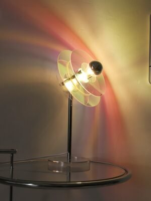 Sunset UFO Rainbow Acrylic Table Lamp Nordic Simple Creative Bedroom Bedside E27 2022 1