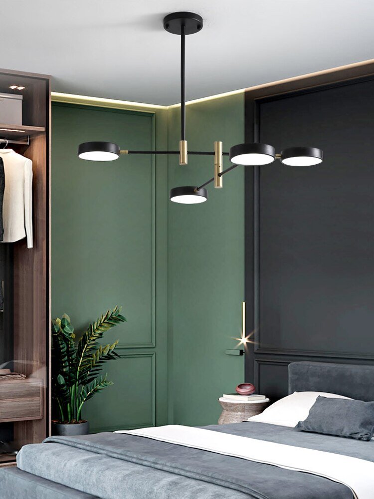 Nordic Minimalist Creative Personality Bedroom Led Chandelier Postmodern Home Restaurant Designer Living Room Lighting 2