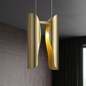 Minimalist Modern Copper Pendant Lights LED G9 Luxury Gold/Black Hanging Lamp Bedroom Bedside Living Room Sofa Background Office 1