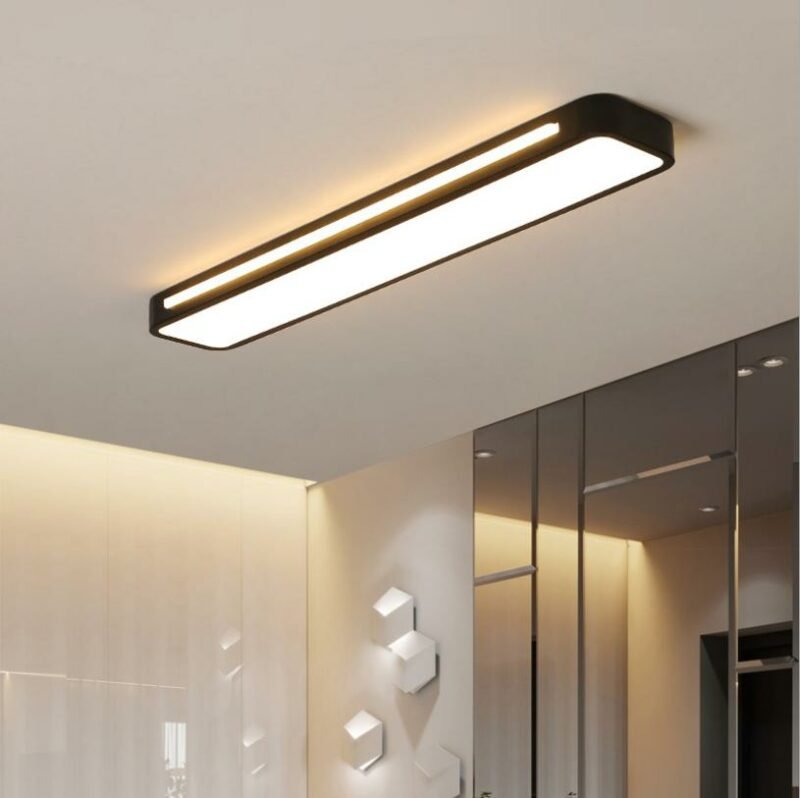 New style long strip ceiling lamp Nordic minimalist LED aisle lamp home restaurant entrance hallway  decor lighting fixtures 5
