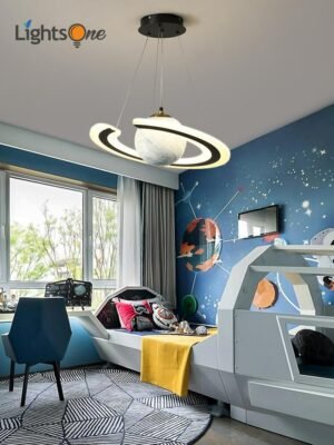 Bedroom pendant light creative children's room wandering earth boy room lamp personality study pendant lamp 1