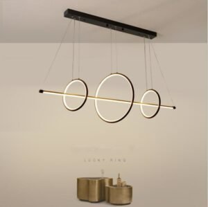 New restaurant chandelier lighting  led modern minimalist ceiling Nordic fashion creative bar counter bar indoor lighting 1