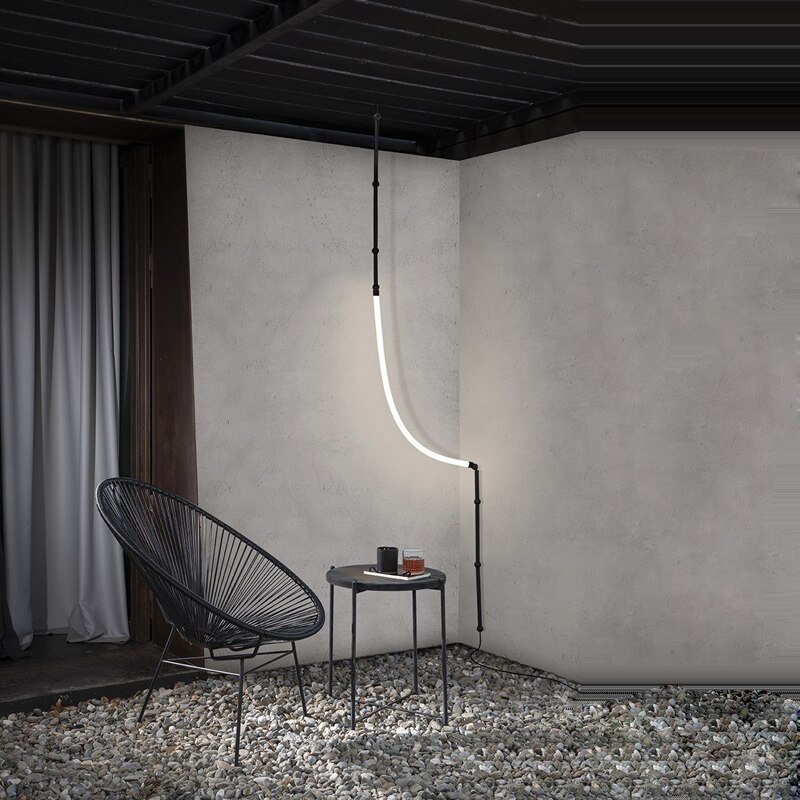Nordic Retro Led Stainless Steel Minimalism Designer  Art Creative Hanging Lamps  Suspension Luminaire Lampen For Living Room 4