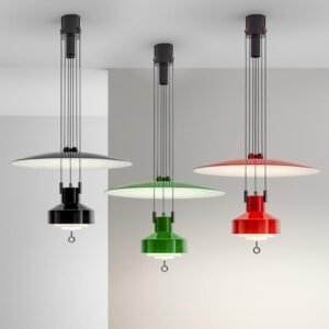 Nordic Modern Dining Room Warm Led Hanging Lamp Cable Stretchable Flying Saucer Lamp Nordic Kitchen Bar Droplight Indoor Pendant 1