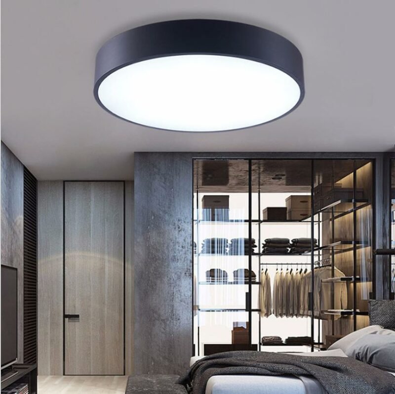 LED Ceiling Light Round Creative Personality Lighting Modern Simple Fashion Ceiling Light For Bedroom Office Balcony Light 6