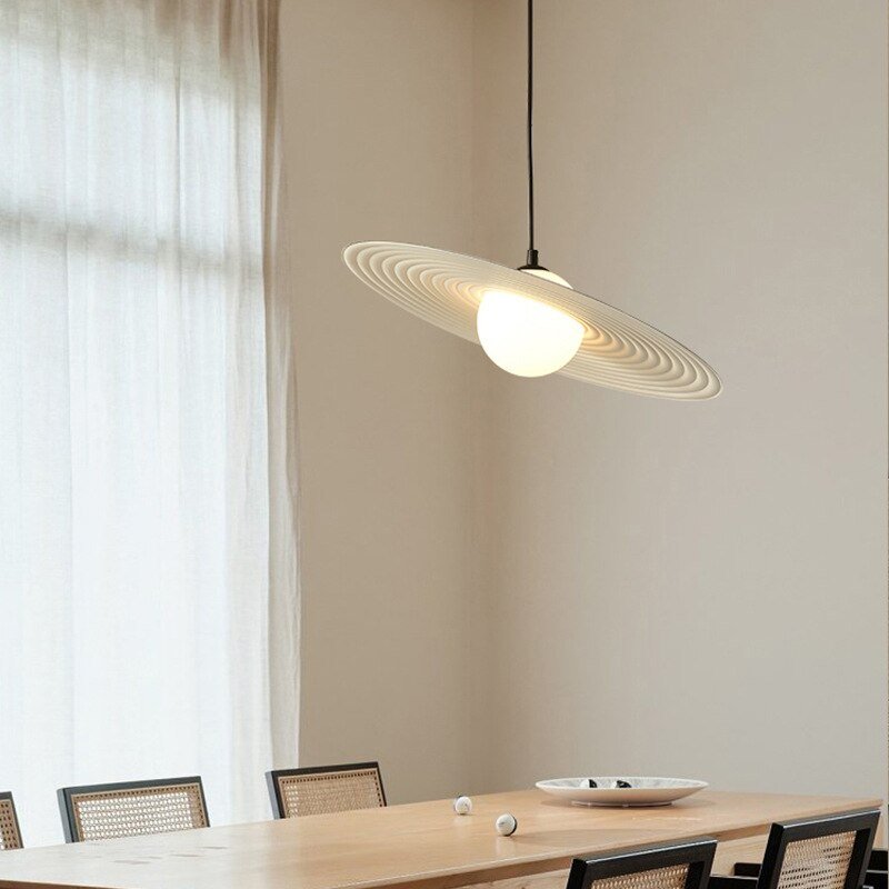 Modern Nordic Designer Pendant Lights Dining Room Kitchen Lamp White Black Metal Home Art Deco Hanglamp Luminaire Suspensions 4