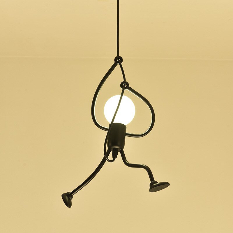 Vintage Creative Iron Pendant Lamp for Living Room Bedroom Kitchen Bar Europe Home Decoratives Lighting Appliance Chandelier 2