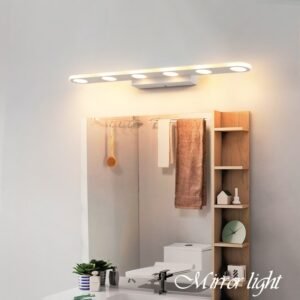 LED Wall Lamp Bathroom Bedroom Vanity Light 40cm 58cm 80cm 100cm Indoor Home Modern Wall Sconces Mirror Wall Light Fixtures 1