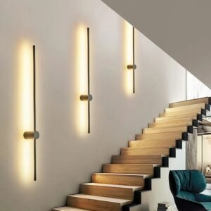 Modern Led Wall Lamps Simple Living Room Sofa Background Wall Interior Wall Sconces Bedroom Bedside Decorative Lighting Fixture 1