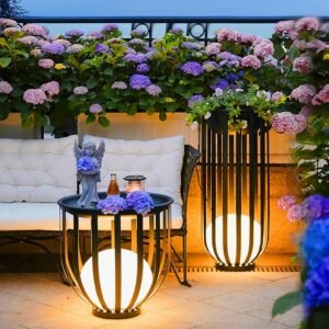 Modern design outdoor lamp yard lamp  garden  Bonsai lamp solar charging  decorative outdoor lamp home decor yard  floor lamp 1