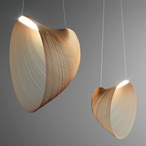 New Bird's Nest Led Pendant Lights Wooden Acrylic Table Kitchen Dining Room Chandelier Home Decor Indoor Lighting Lusters 1