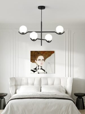 Minimal dining room chandelier living room study bedroom lamp Nordic creative designer lamp 1