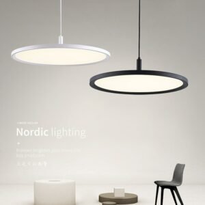 Nordic Creative Simple Aluminum Pendant Light Round Hotel Restaurant Ceiling Lamp Bar Table Lamp Single Head Led Home Lamp 1