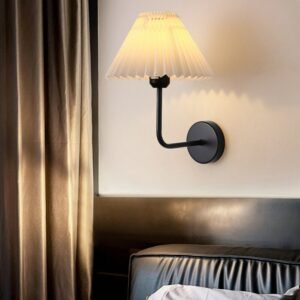 Modern Simple Wall Lamp Black Copper Wall Light For Bedroom Bedside Living Room Background Decor Lighting Hotel Engineering 1