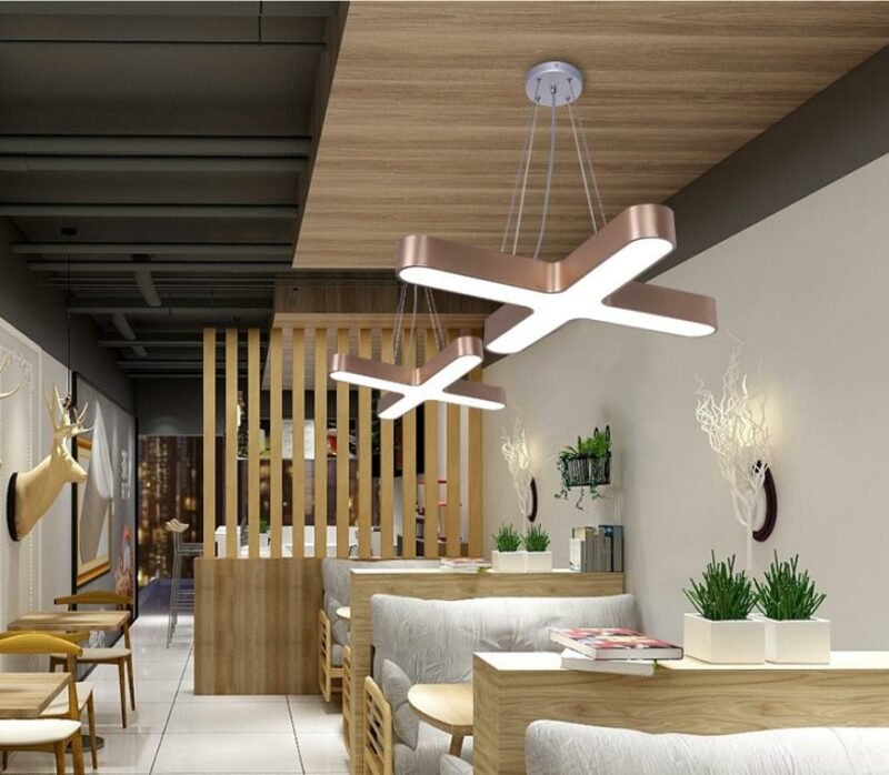 Industrial Retro Iron  Pendant Light For Office Lighting LED creative modeling office Hanging Lamp For Restaurant Decor Light 2